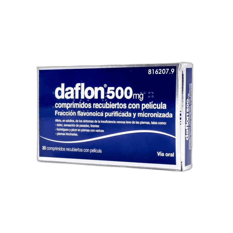 Imagen de DAFLON 500 mg 30 COMPRIMIDOS RECUBIERTOS
