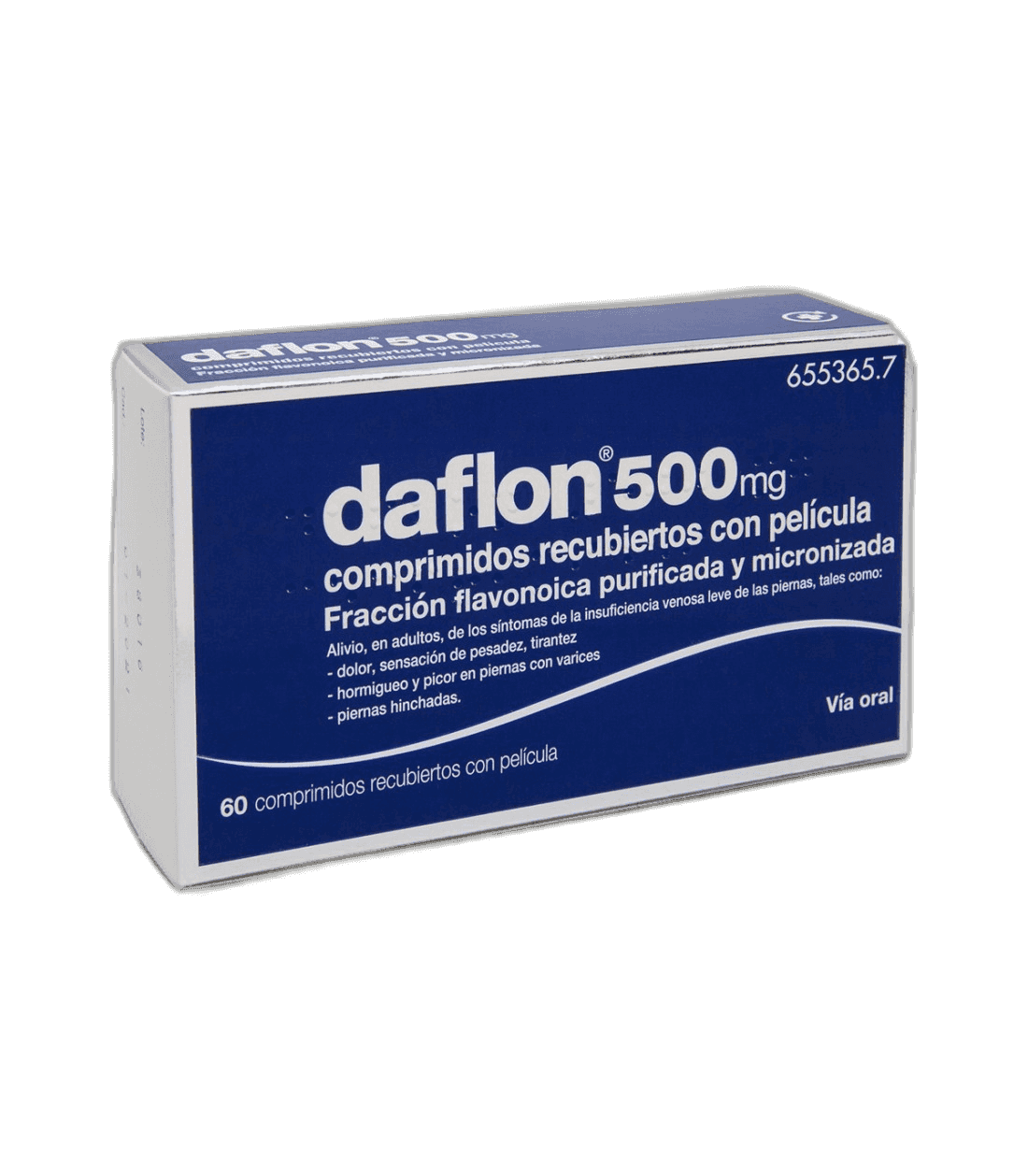 Imagen de DAFLON 500 mg 60 COMPRIMIDOS RECUBIERTOS