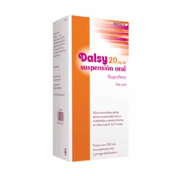 Imagen de DALSY 20 MG/ML SUSPENSION ORAL 150 ML