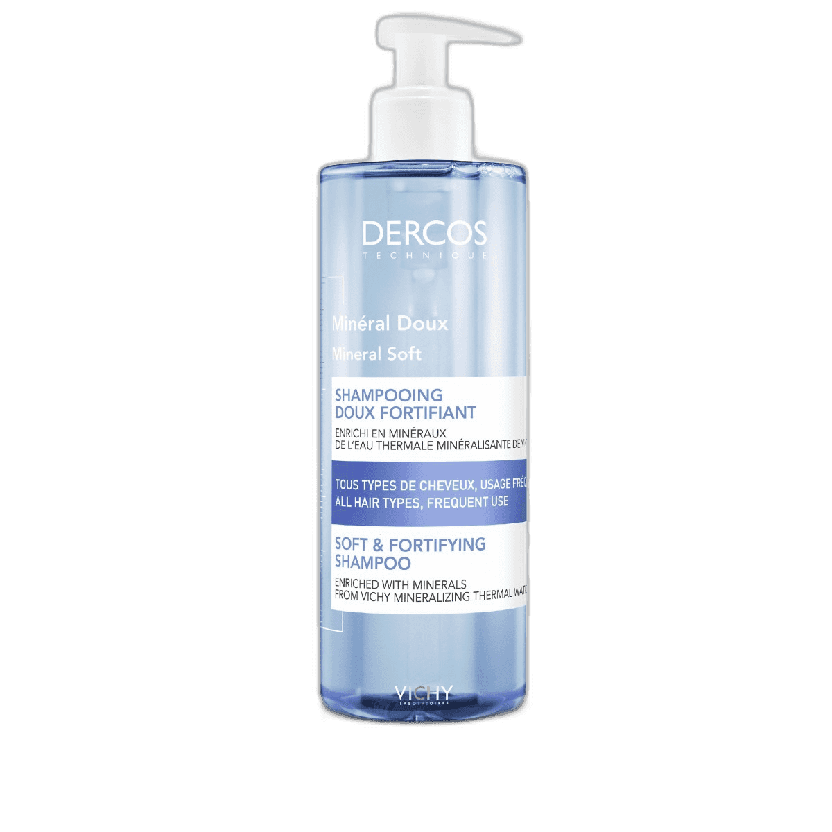 Imagen de DERCOS CHAMPU MINERAL USO FREC 400 ML