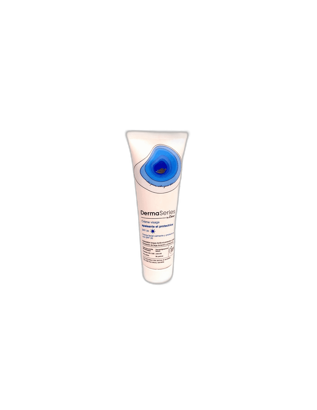 Imagen de DERMASERIES CREMA FACIAL CALMANTE Y PROTECTORA CON SPF 30 1
