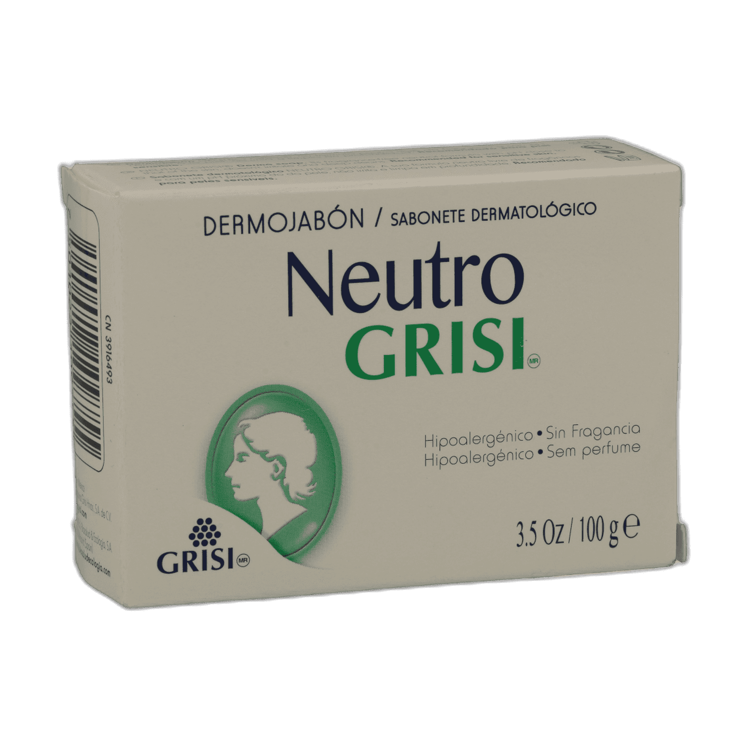 Imagen de DERMOJABON NEUTRO GRISI 1 ENVASE 100 G