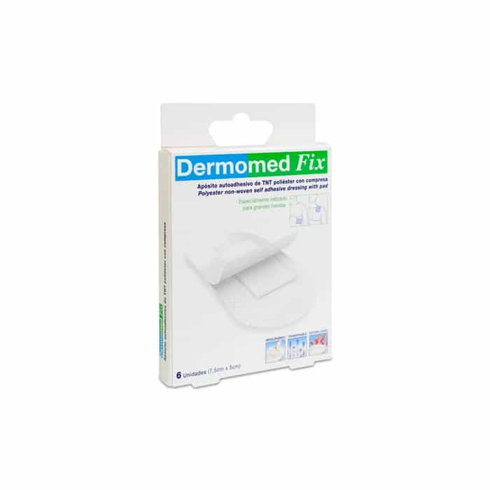 Imagen de DERMOMED FIX APOSITO AUTOADHESIVO 7,5X5 CM 6 UNIDADES