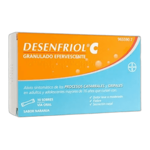 Imagen de DESENFRIOL C 10 SOBRES GRANULADO EFERVESCENTE