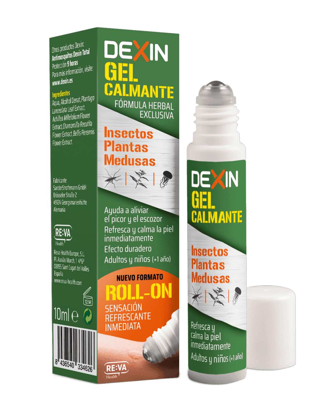 Imagen de DEXIN GEL CALMANTE 1 ROLL ON 10 ML