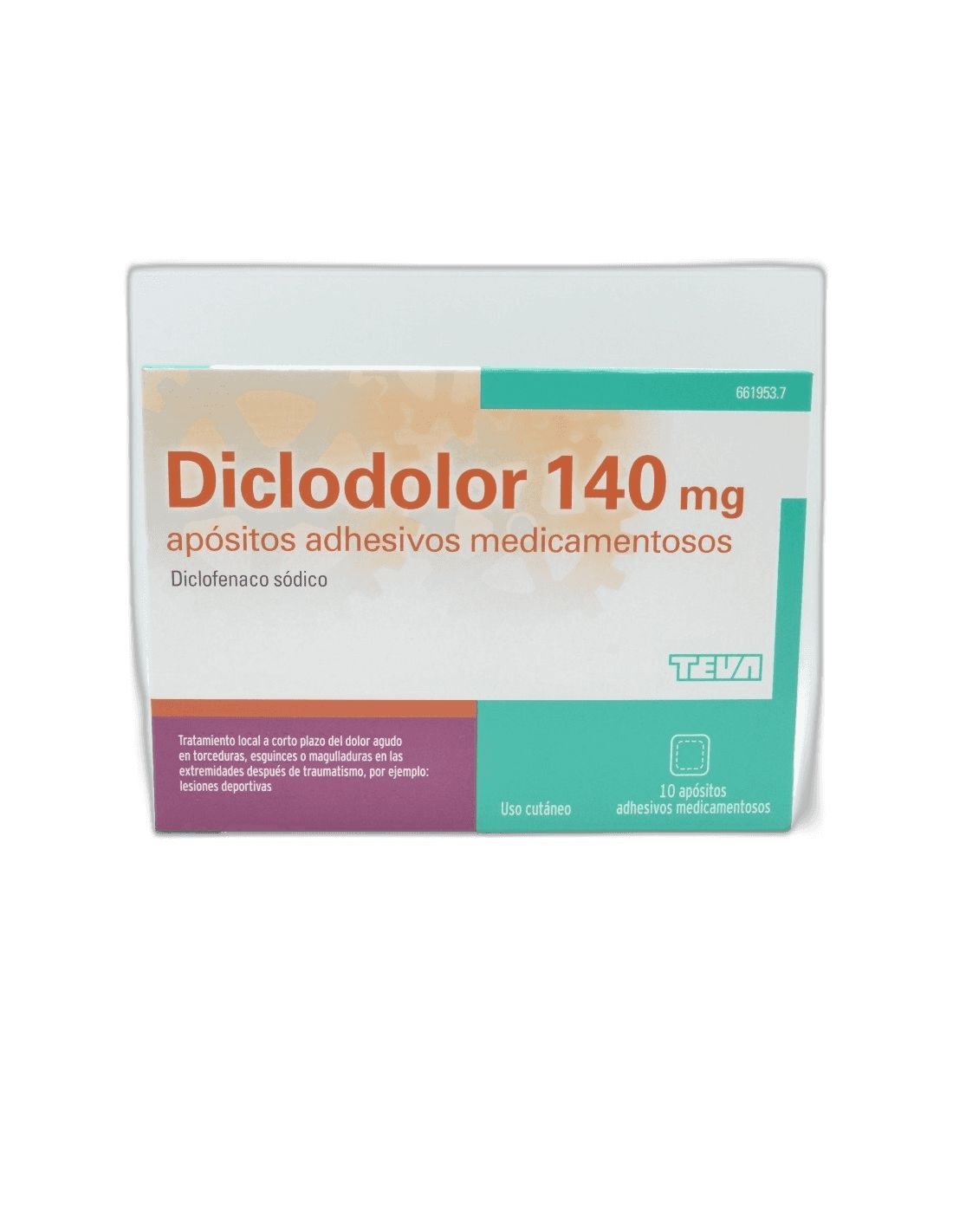 Imagen de DICLODOLOR 140 mg 10 APOSITOS ADHESIVOS MEDICAMENTOSOS