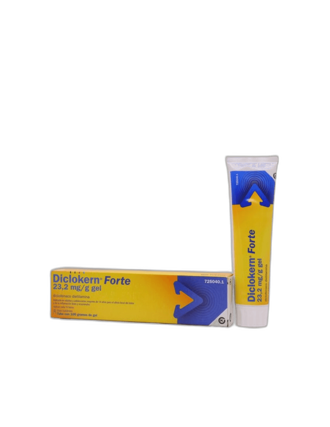 Imagen de DICLOKERN FORTE 23,2 mg/g GEL CUTANEO 1 TUBO 100 g