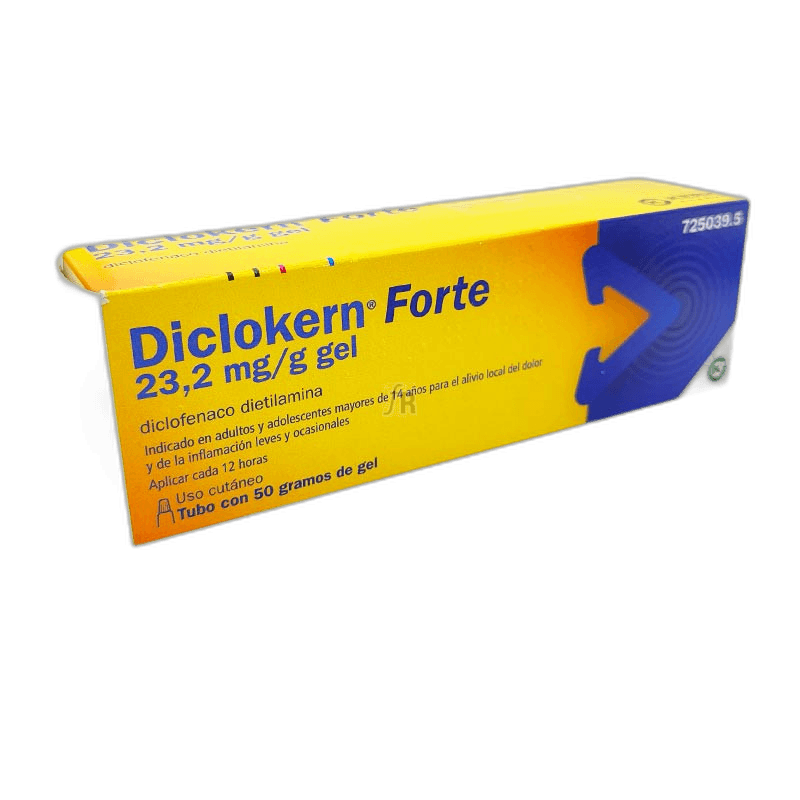 Imagen de DICLOKERN FORTE 23,2 mg/g GEL CUTANEO 1 TUBO 50 g