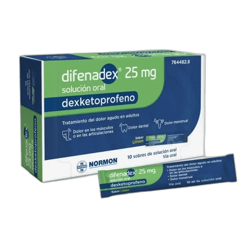 Imagen de DIFENADEX 25 mg 10 SOBRES SOLUCION ORAL