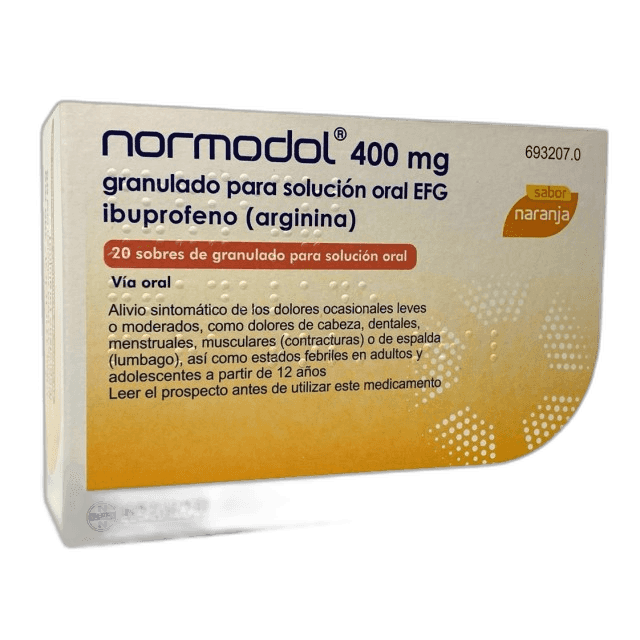 Imagen de DIFENADOL RAPID EFG 400 mg 20 SOBRES GRANULADO PARA SOLUCION ORAL