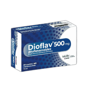Imagen de DIOFLAV 500 mg 60 COMPRIMIDOS RECUBIERTOS