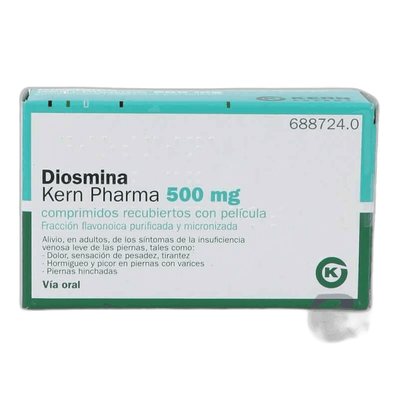 Imagen de DIOSMINA KERN PHARMA 500 mg 30 COMPRIMIDOS RECUBIERTOS