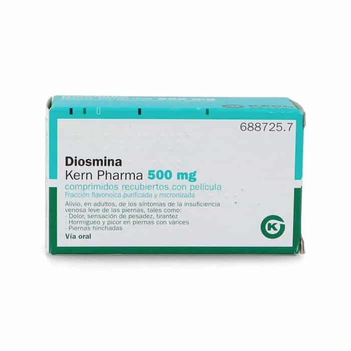 Imagen de Diosmina Kern Pharma 500 Mg 60 Comprimidos