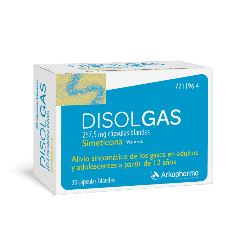 Imagen de DISOLGAS 257,5 mg 32 CAPSULAS BLANDAS
