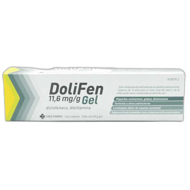 Imagen de DOLIFEN 11,6 mg/g GEL CUTANEO 1 TUBO 60 g