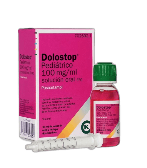 Imagen de DOLOSTOP PEDIATRICO 100 mg/ml SOLUCION ORAL 1 FRASCO 30 ml