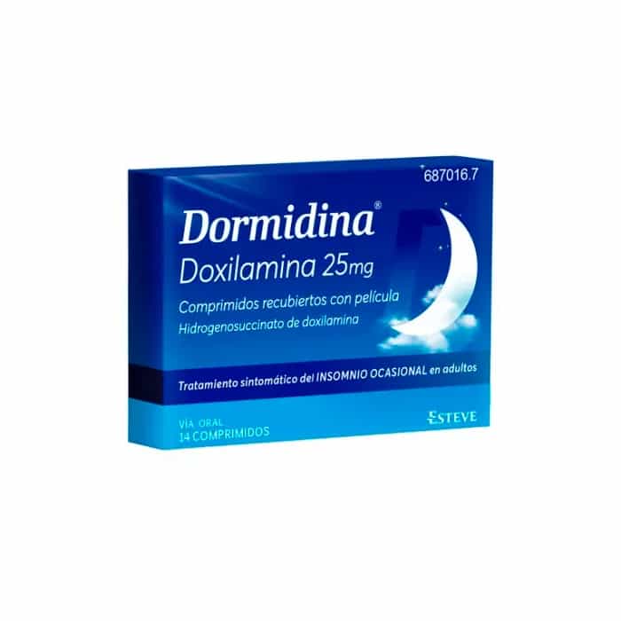 Imagen de Dormidina 25 Mg 14 Comprimidos