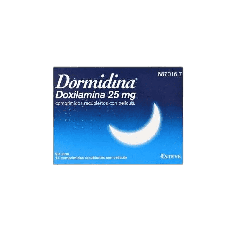 Imagen de DORMIDINA 25 mg 14 COMPRIMIDOS RECUBIERTOS