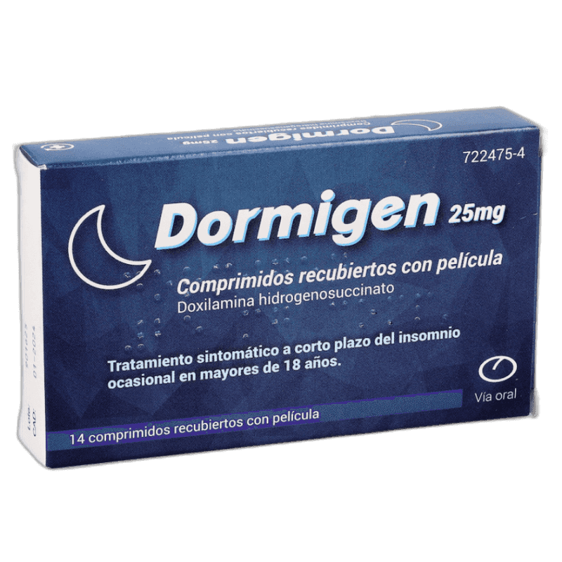Imagen de DORMIGEN 25 mg 14 COMPRIMIDOS RECUBIERTOS