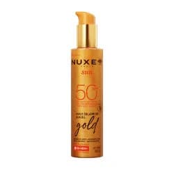 Imagen 2 de Nuxe Sun Aceite Bronceador Sfp50+ Gold Rostro Y Cuerpo 150 Ml