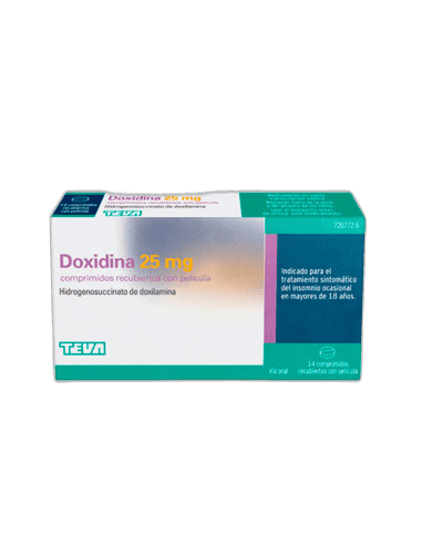 Imagen de DOXIDINA 25 mg 14 COMPRIMIDOS RECUBIERTOS