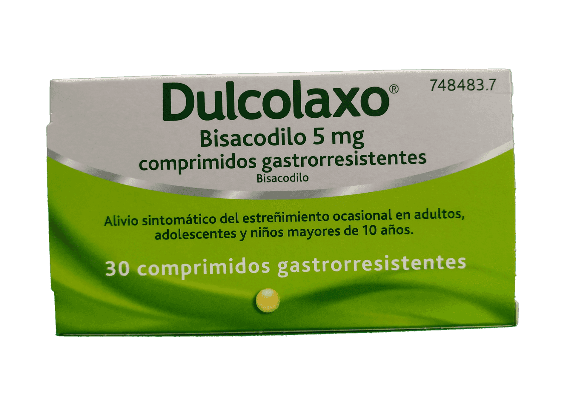 Imagen de DULCOLAXO BISACODILO 5 mg 30 COMPRIMIDOS GASTRORRESISTENTES