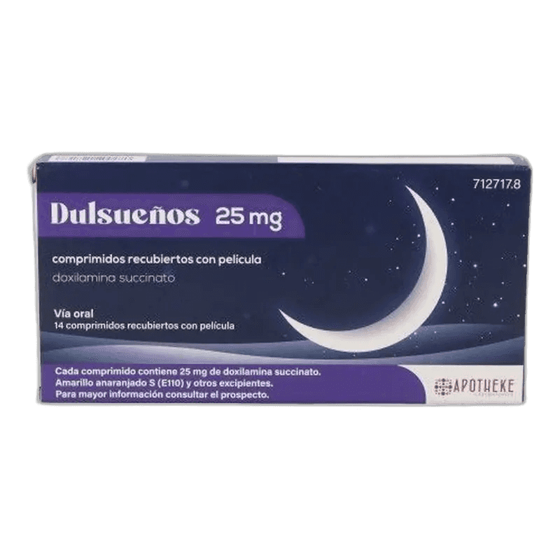 Imagen de DULSUEÑOS 25 mg 14 COMPRIMIDOS RECUBIERTOS