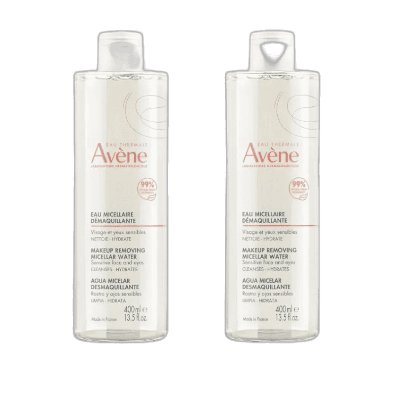 Imagen de Avene Duplo Agua Micelar 2x400 Ml
