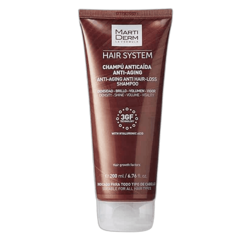Imagen de DUPLO MARTIDERM HAIR SYSTEM CHAMPU ANTI AGING 200+200 ML