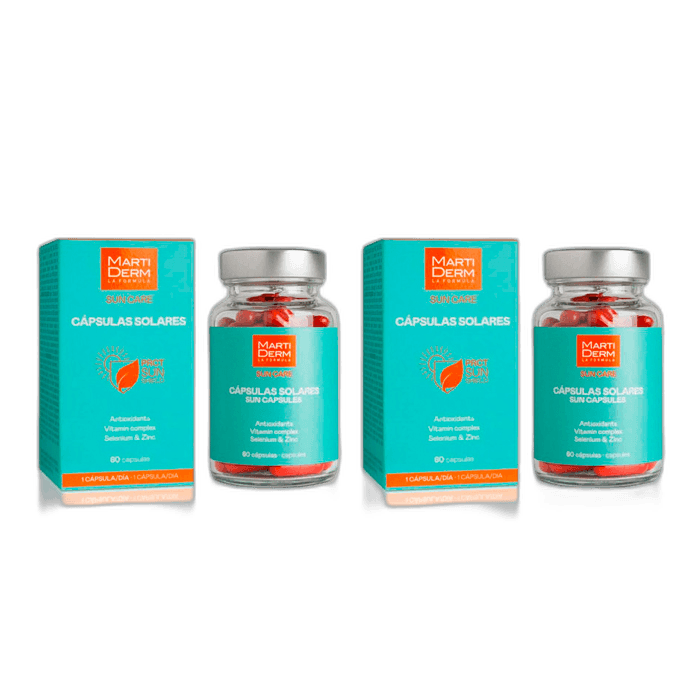 Imagen de DUPLO MARTIDERM SUN CARE 60+60 CAPSULAS