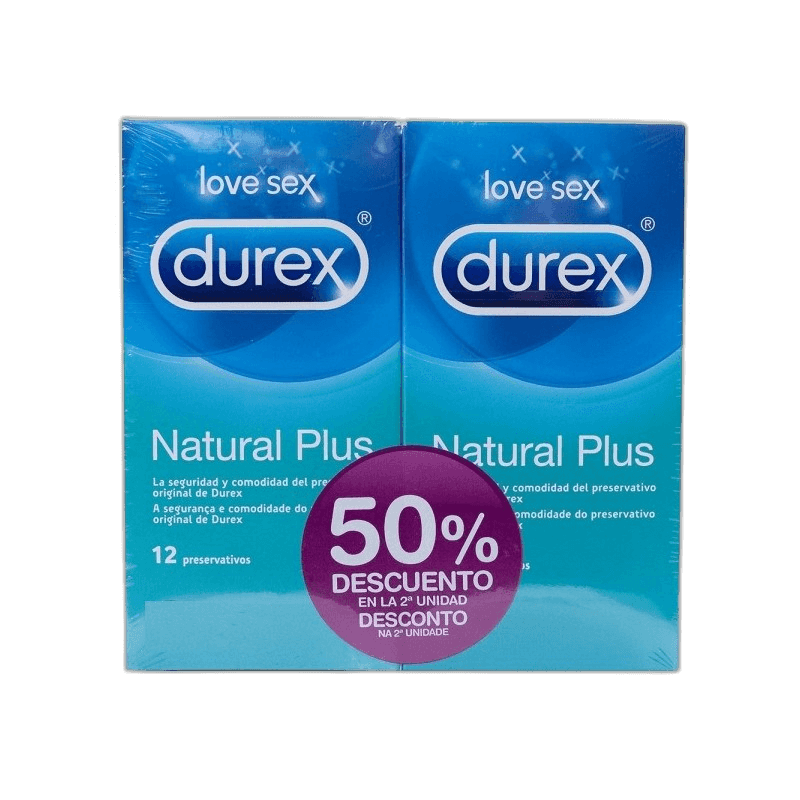 Imagen de DUREX DUPLO NATURAL GEL 2DA UD 50%DCTO
