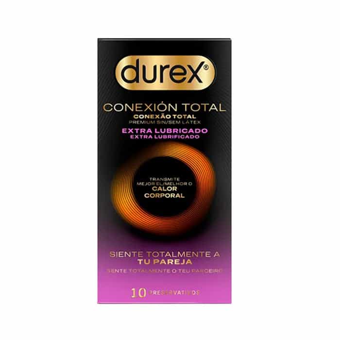 Imagen de Durex Preservativo Conexión Total Extra Lubricado 10 Uds