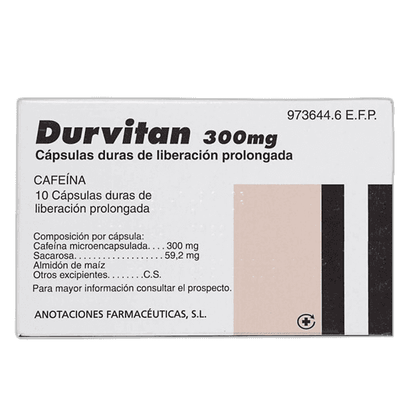 Imagen de DURVITAN 300 mg 10 CAPSULAS LIBERACION PROLONGADA