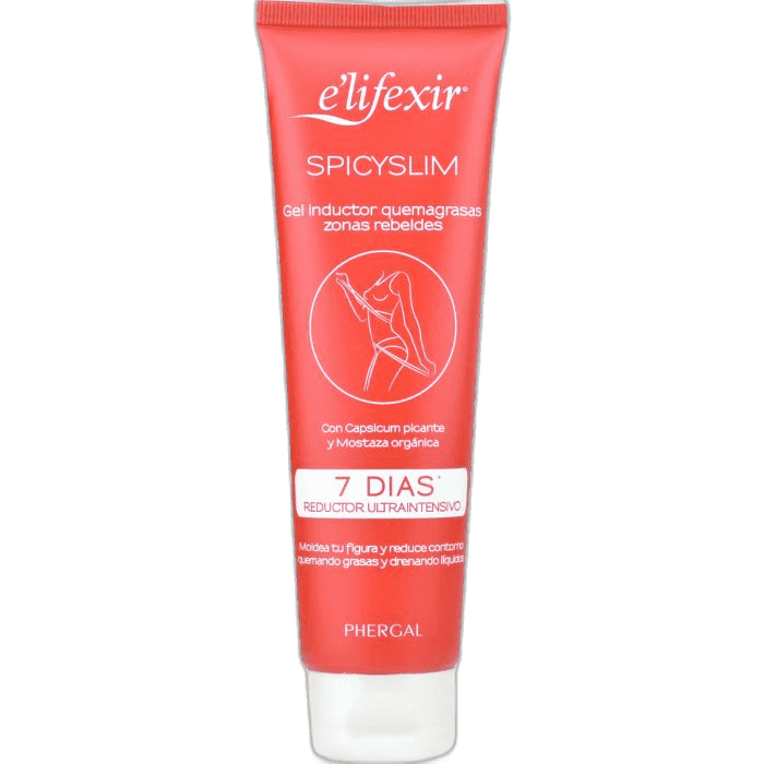 Imagen de E´LIFEXIR SPICYSLIM GEL INDUCTOR QUEMAGRASAS ZONAS REBELDES