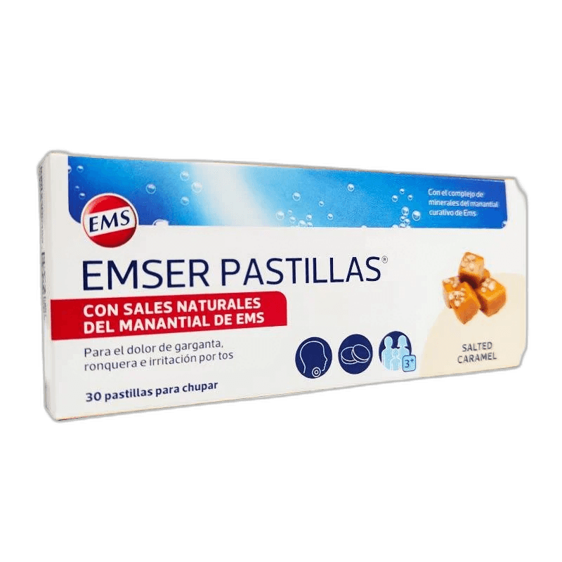 Imagen de EMSER SALTED CARAMEL 30 PASTILLAS PARA CHUPAR