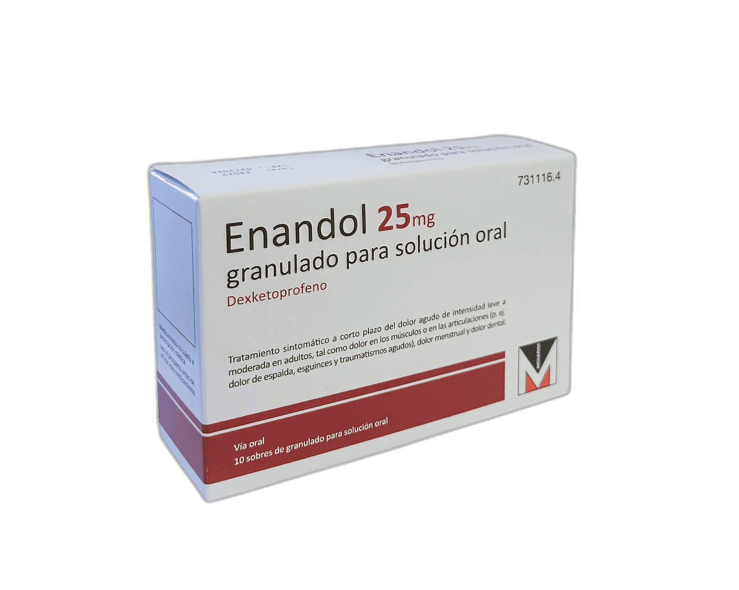 Imagen de ENANDOL 25 mg 10 SOBRES GRANULADO PARA SOLUCION ORAL