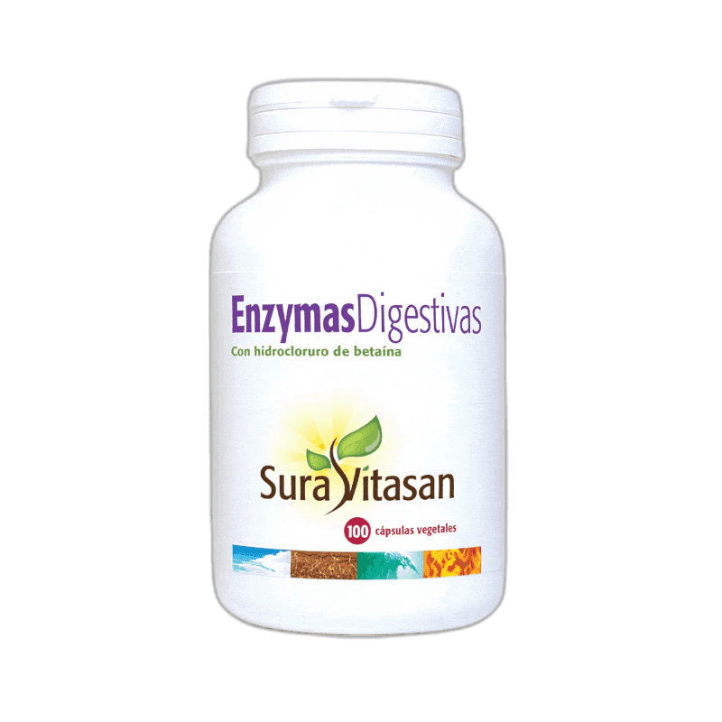 Imagen de ENZYMAS DIGESTIVAS 100 CAPSULAS SURAVITASAN