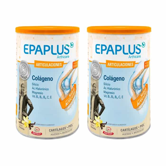 Imagen de Epaplus Arthicare Colágeno Polvo Articulaciones Sabor Vainilla Duplo 2X328 Gr