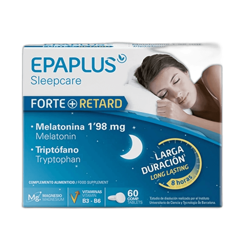 Imagen de EPAPLUS MELATONINA FORTE RETARD+TRIP 60C