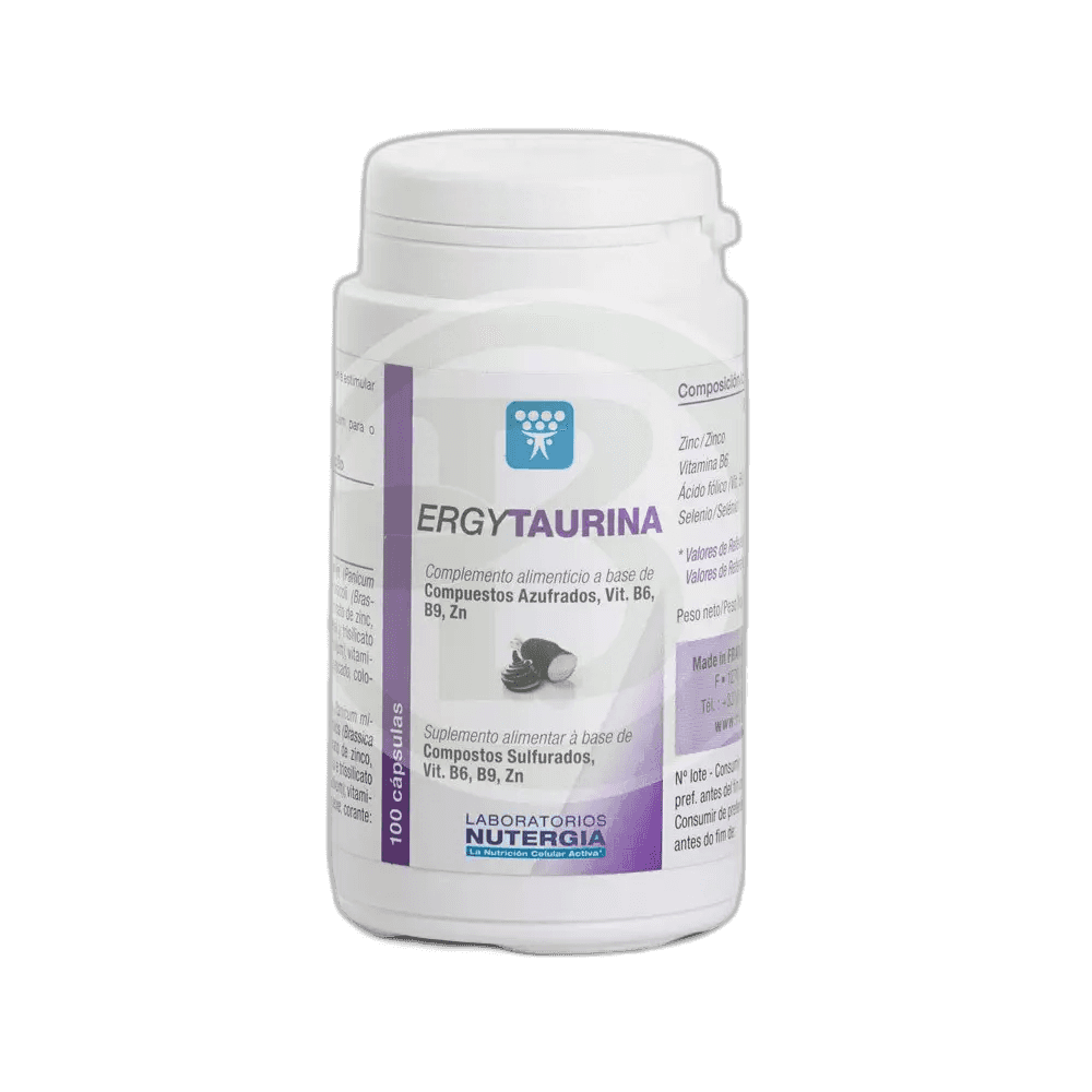 Imagen de ERGYTAURINA 100 CAPSULAS NUTERGIA