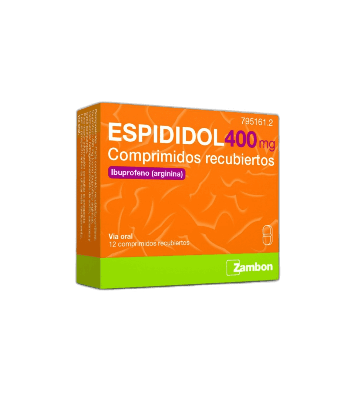 Imagen de ESPIDIDOL 400 mg 18 COMPRIMIDOS RECUBIERTOS
