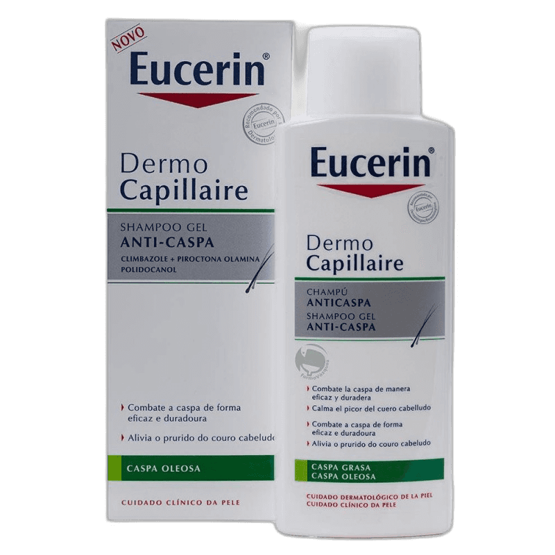 Imagen de EUCERIN DERMOCAPILLAIRE CHAMPU ANTICASPA GRASA 1 ENVASE 250