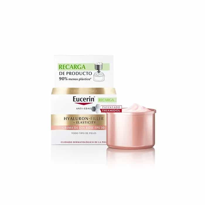 Imagen de Eucerin Hyaluron-filler+ Elasticity Crema Día Rose Spf30 Recarga 50 Ml