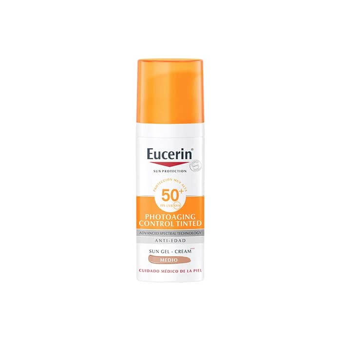 Imagen 3 de Eucerin Photoaging Control Sun Gel Crema Spf50+ Color Tono Medio 50 Ml