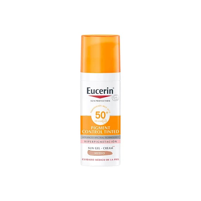 Imagen de Eucerin Pigment Control Sun Gel Crema Spf50+ Color Tono Medio 50 Ml