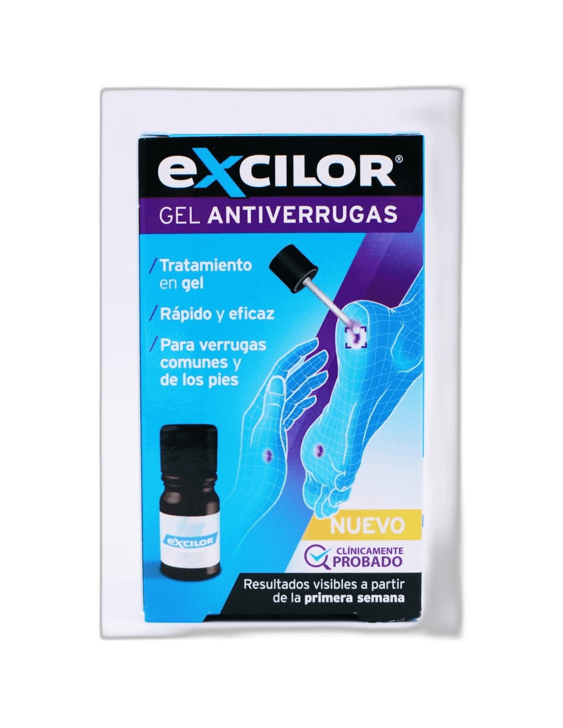 Imagen de EXCILOR GEL ANTIVERRUGAS 1 ENVASE 4 ML