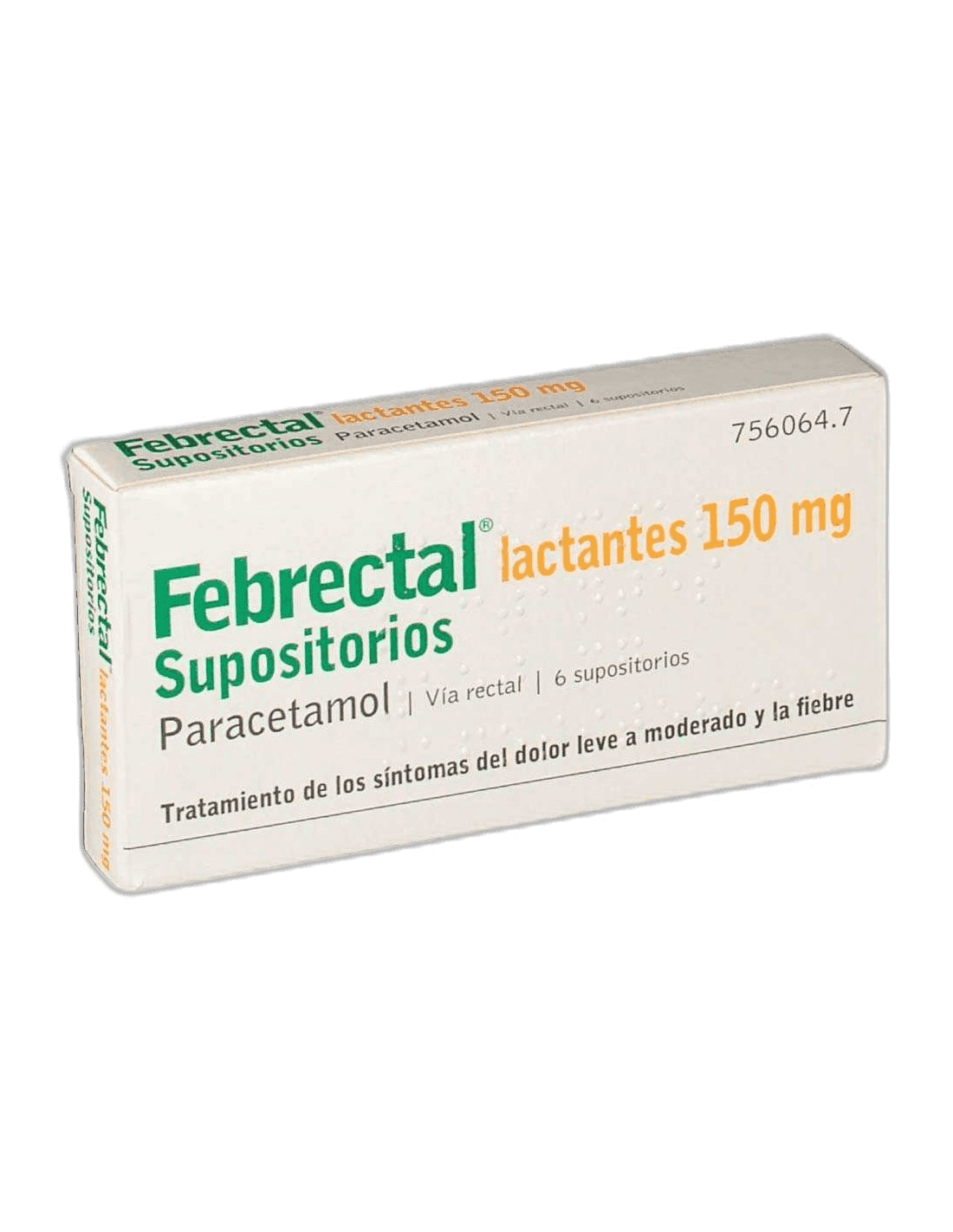 Imagen de FEBRECTAL LACTANTES 150 mg 6 SUPOSITORIOS