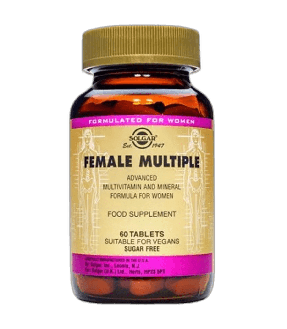 Imagen de FEMALE MULTIPLE MUJER 60 COMP SOLGAR