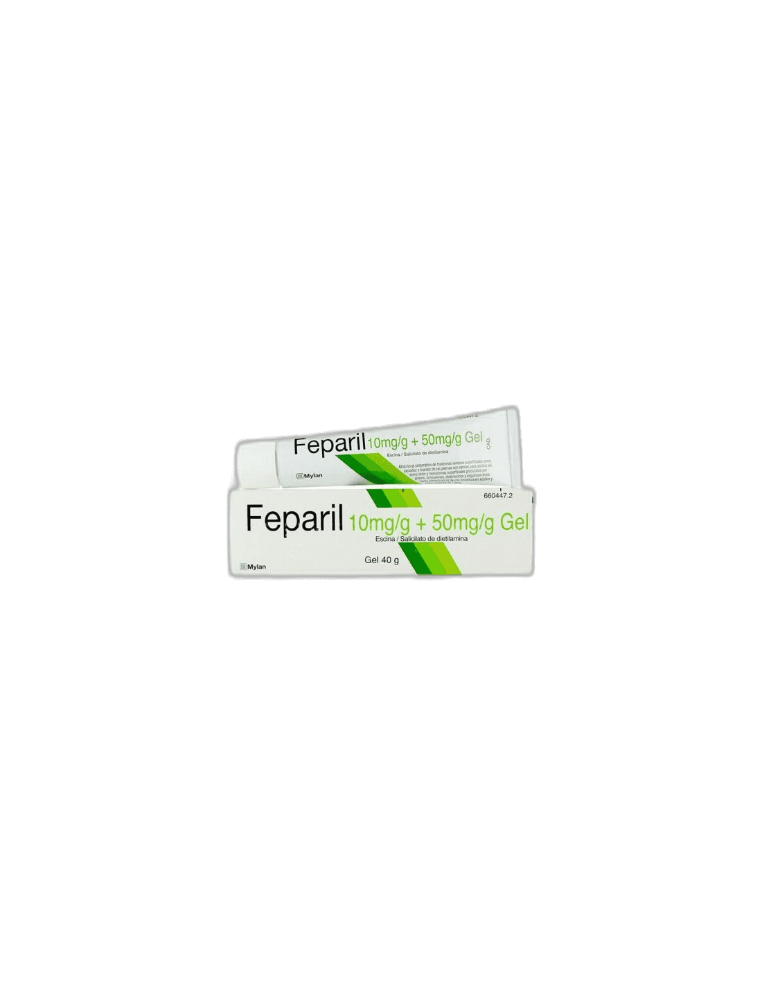 Imagen de FEPARIL 10 mg/g + 50 mg/g GEL CUTANEO 1 TUBO 40 g