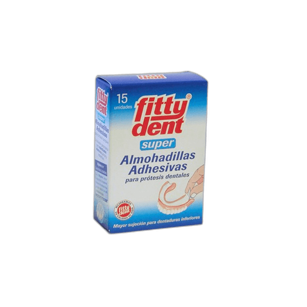 Imagen de FITTYDENT ALMOHADILLAS ADHESIVAS 15U